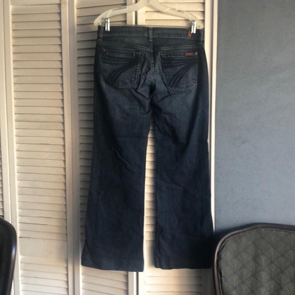 7 For All Mankind Blue Jeans - Picture 2 of 3